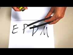 Λαστιχένια λουρίδα στολισμάτων λουρίδων EPDM παραθύρων για το σφραγίζοντας παράθυρο παραθύρων και πορτών και την καιρική λουρίδα πορτών