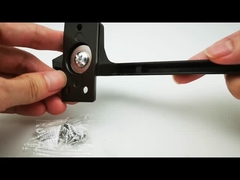 Αλουμινίου συρόμενο παράθυρο λαβή καφέ μονομερή λαβή