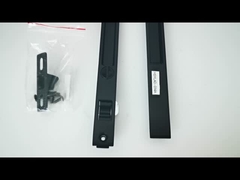 Αλουμινίου συρόμενη κλειδαριά παράθυρο 90G διπλή πλευρική κλειδαριά μαύρο-καφέ σύγχρονη κλειδαριά πόρτας