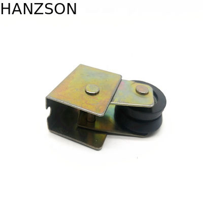 Ανθεκτική γλιστρώντας τροχαλία ροδών πυλών, φέρουσα ρόδα W18xH34xL42mm πυλών