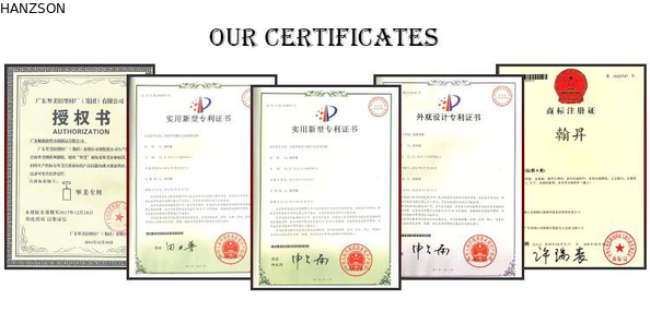 Κίνα Foshan Hanzson building materials Co.,Ltd Πιστοποιήσεις